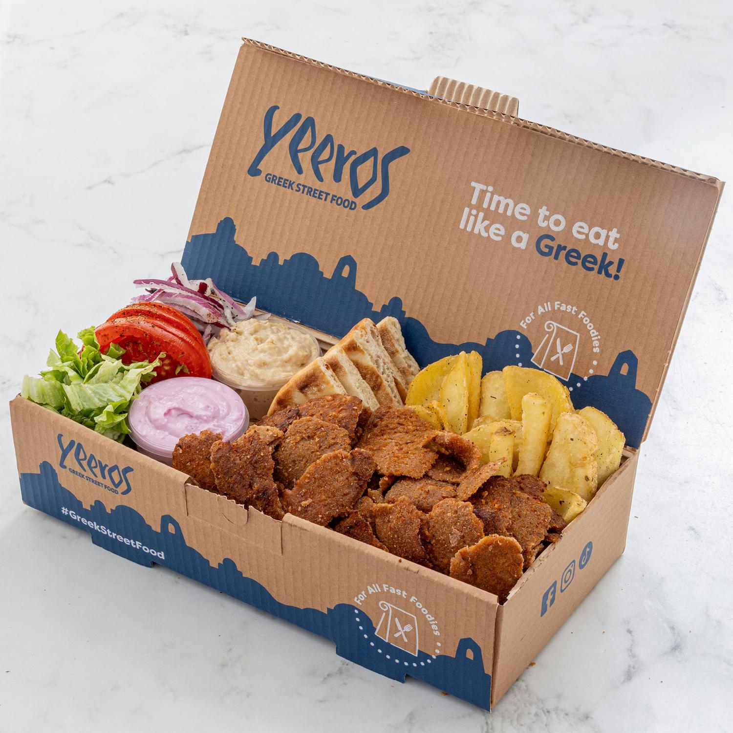 Plant Based Gyros Large Pita Box