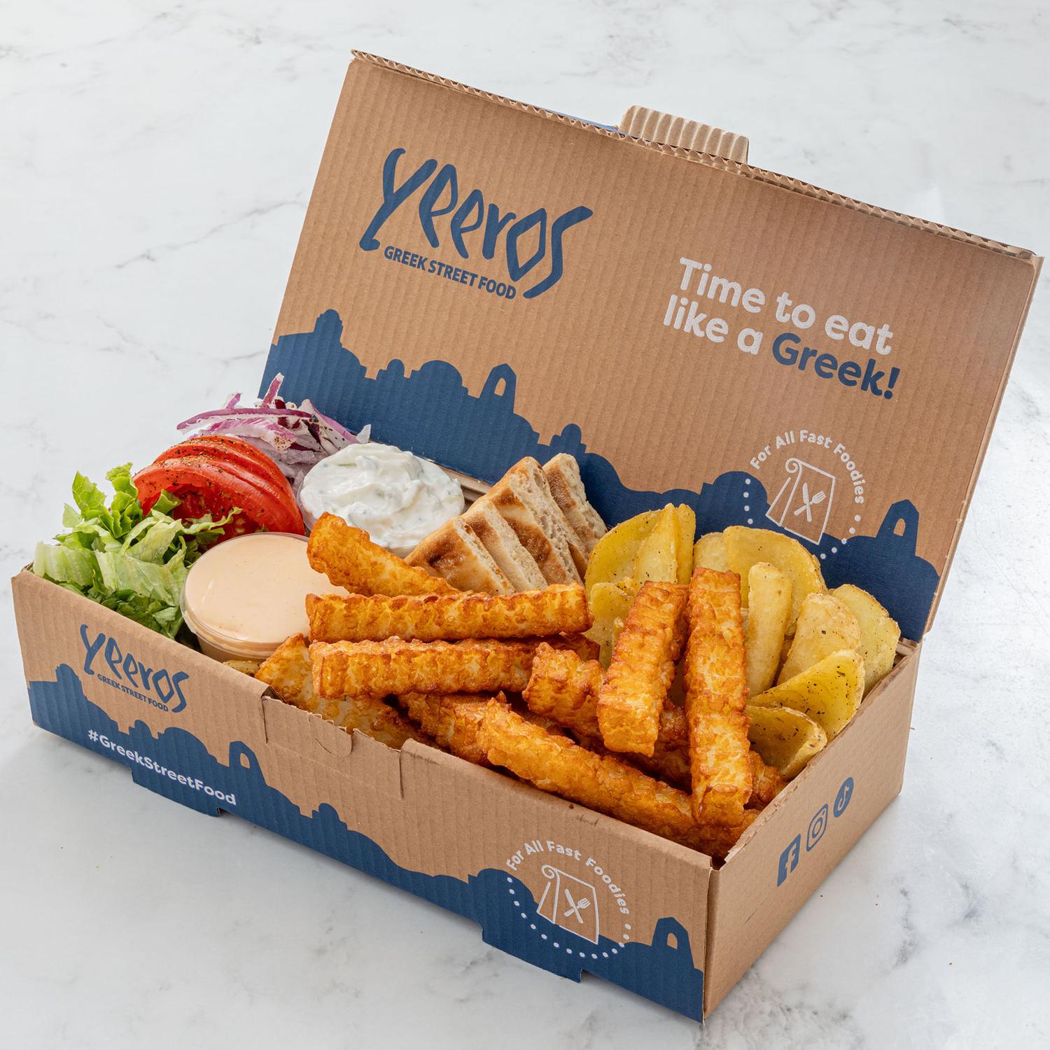 Halloumi Large Pita Box