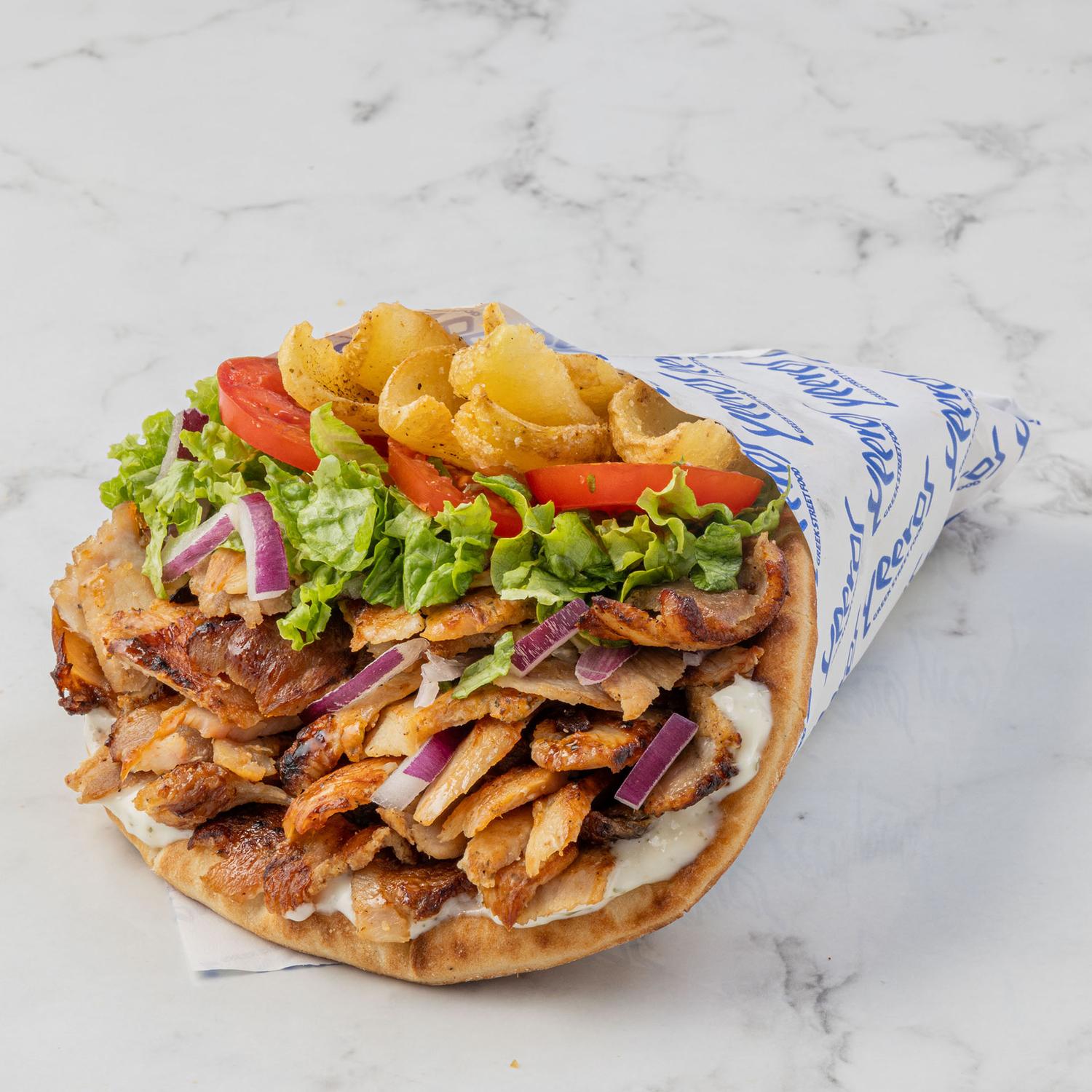 Chicken Gyros Mega Wrap