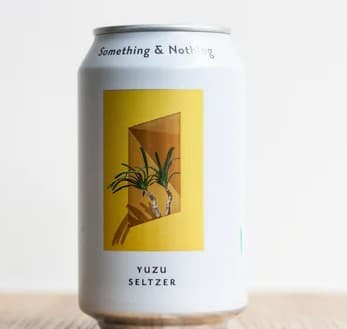 Something & Nothing Yuzu Non-Alcoholic Seltzer