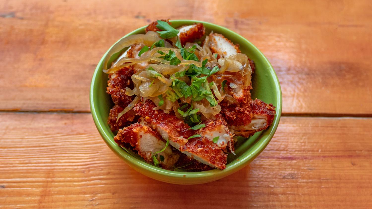 Schnitzel Meat Bowl
