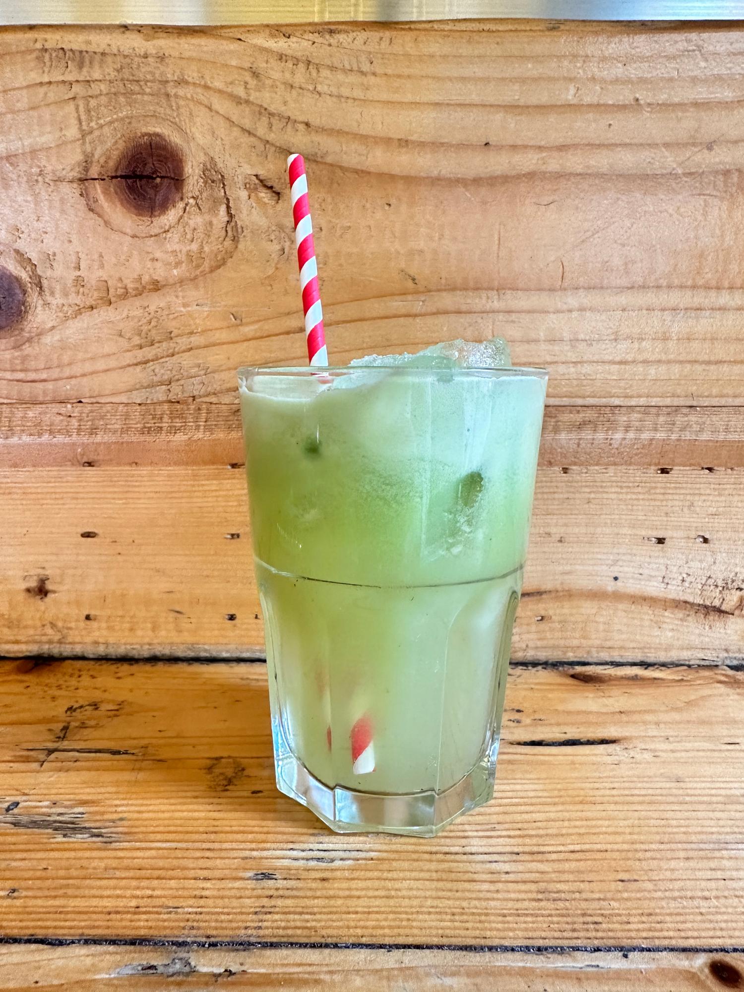 Freshly Squeezed Green Apple Juice