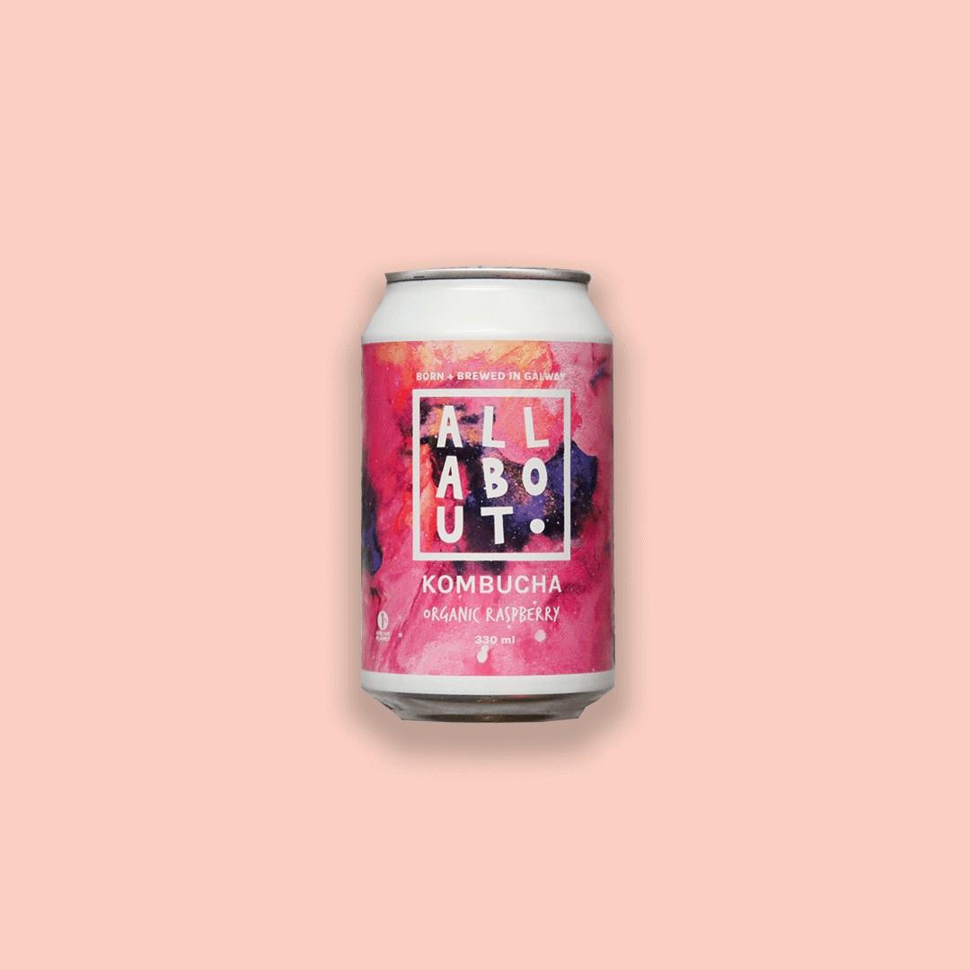All About Kombucha Organic Raspberry