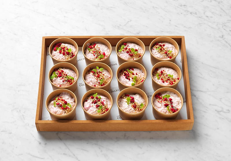 Raspberry Chia Breakfast Pots - 6pcs