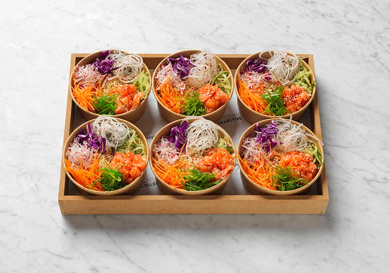 Fried Bean Curd Poke Bowl - 6 Bowls