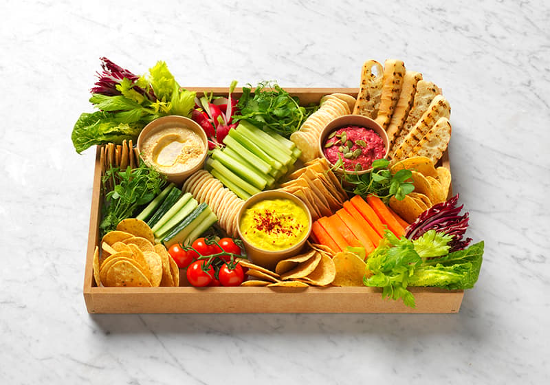 Dips & Vegetable Sticks - Large Box