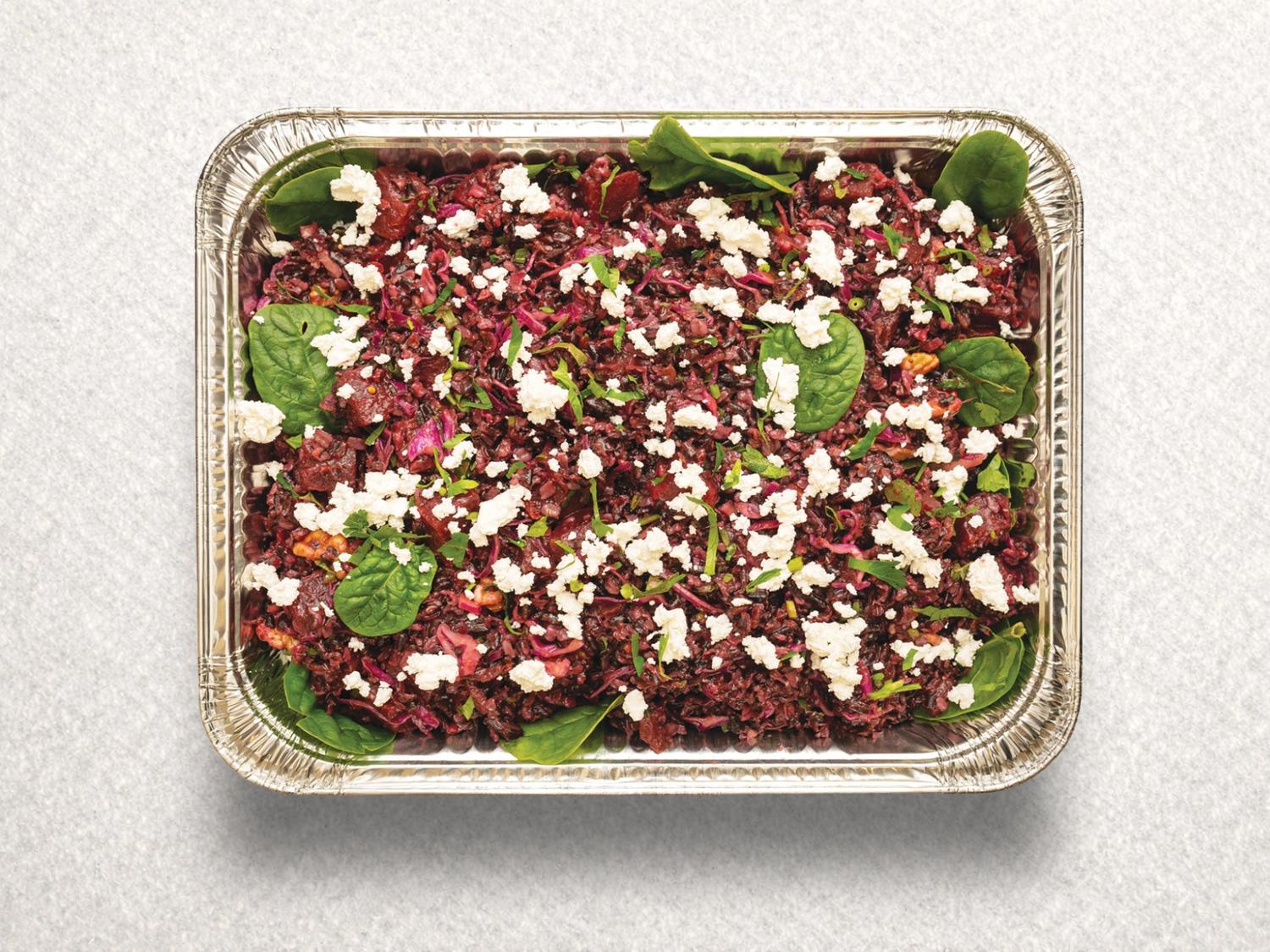 Beetroot, Baby Spinach & Feta Salad Platter