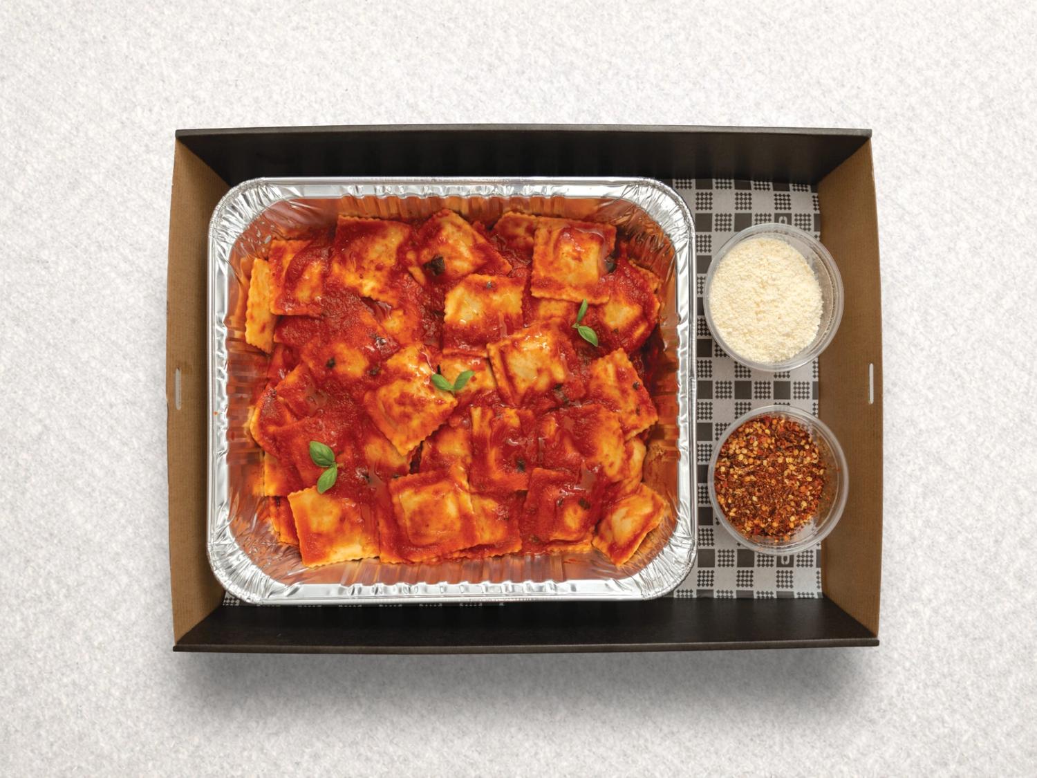 Beef Ravioli Platter