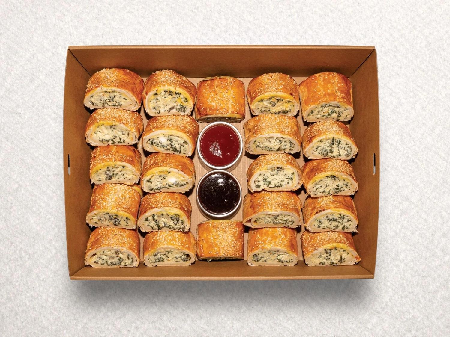 Mini Spinach and Feta Rolls