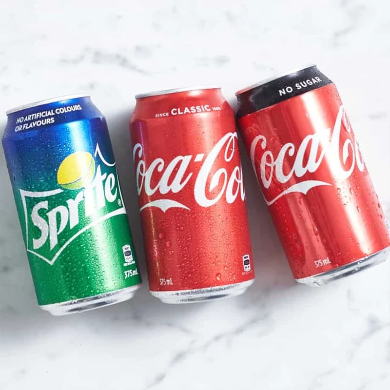 Mixed Soft Drink Cans (375ML)