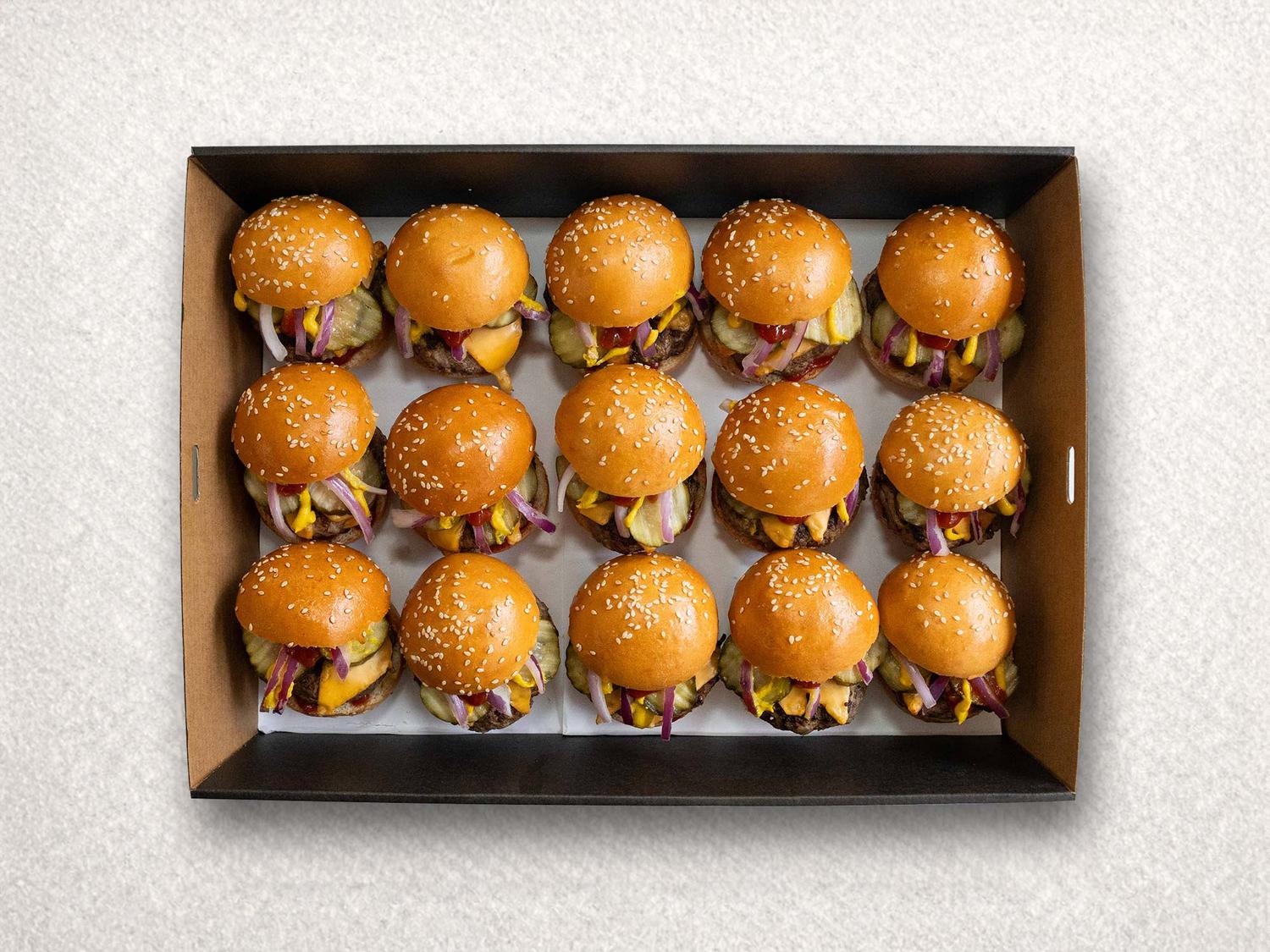 Classic Cheeseburger Slider Box 