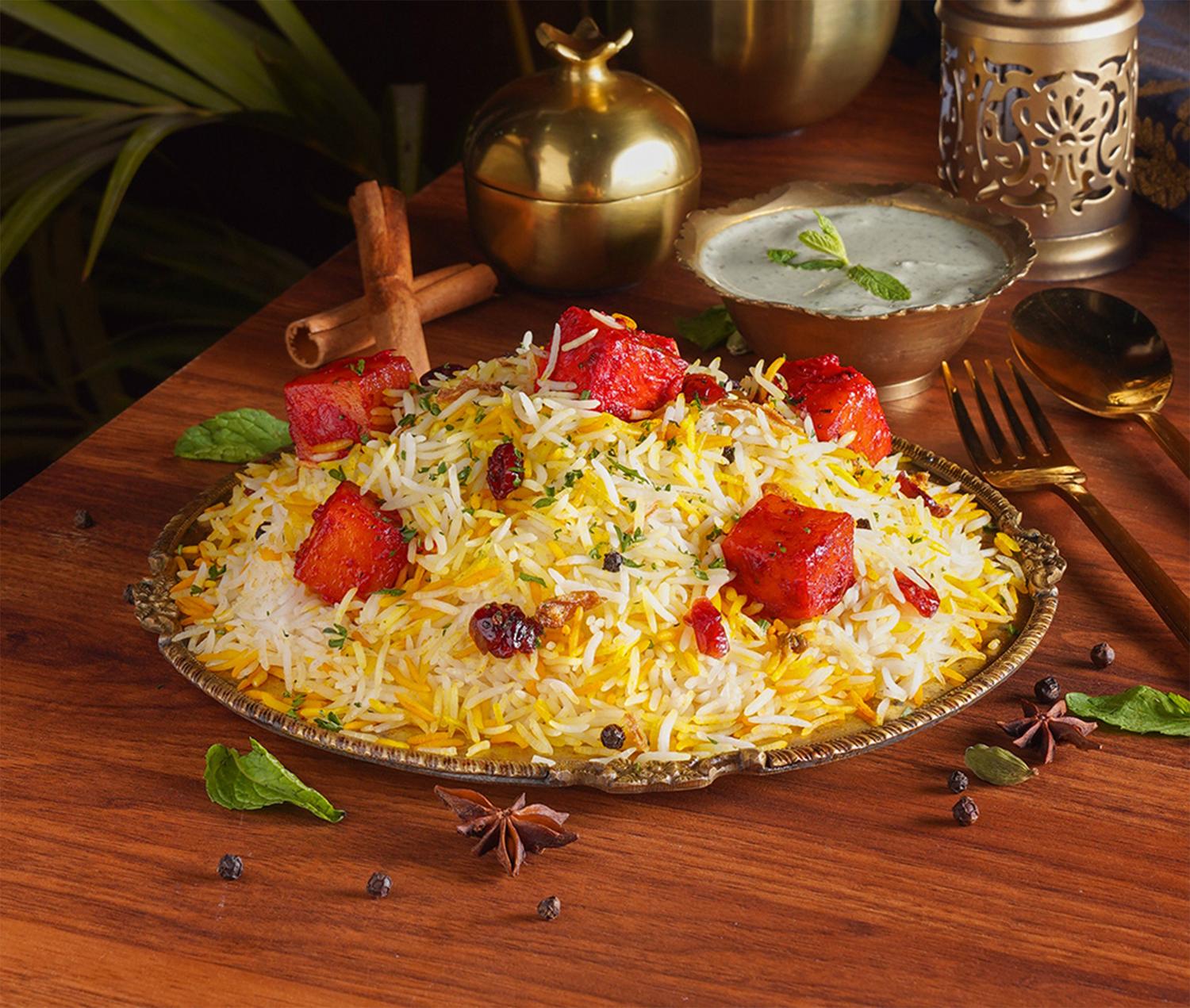 Paneer Tikka Biryani