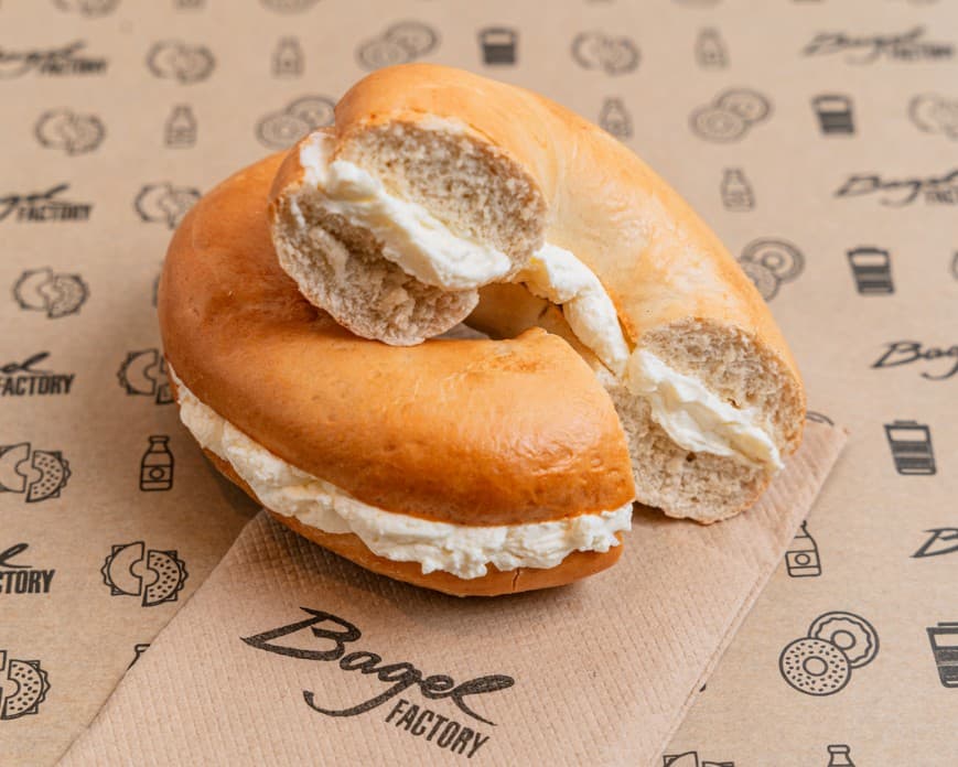 Vegan Cream Cheese Bagel