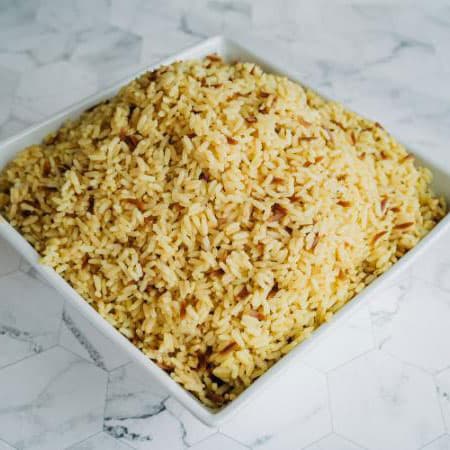 Rice Pilaf Tray