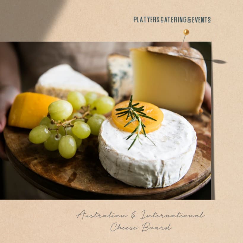 Australian and International Cheese Board