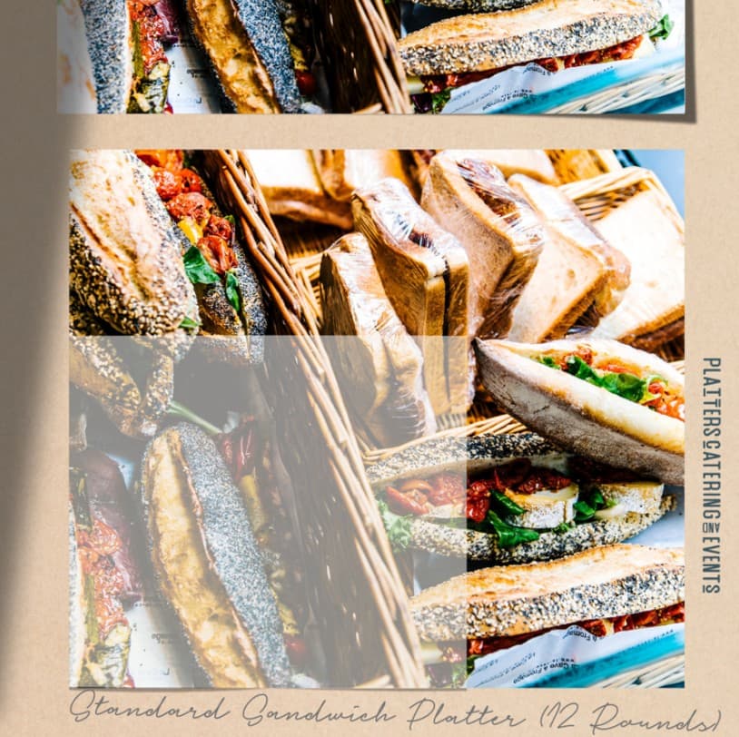 Standard Sandwich Platter (12 Rounds)