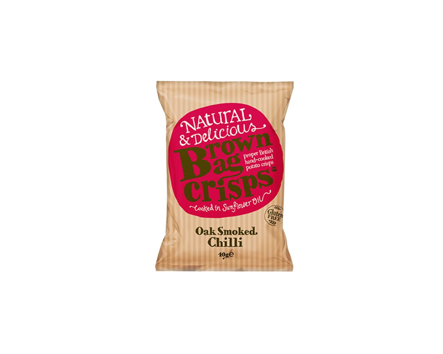 Brown Bag Crisps- Oak Smoked Chilli