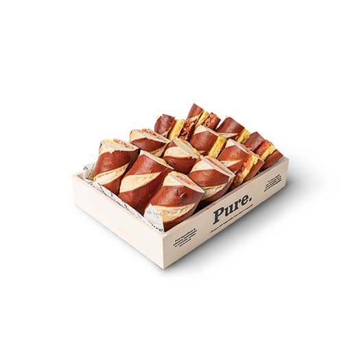 Breakfast Pretzel Subs Box (no nuts, no pork) - Re