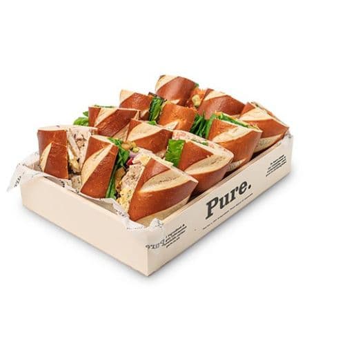 Roasted Veg & Sriracha Mayo Pretzel Sub Box Reg
