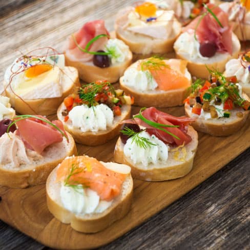 Cocktail Canapes (3 Items)