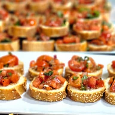 Chef's Italian Tomato Basil Bruschetta (Per Piece)