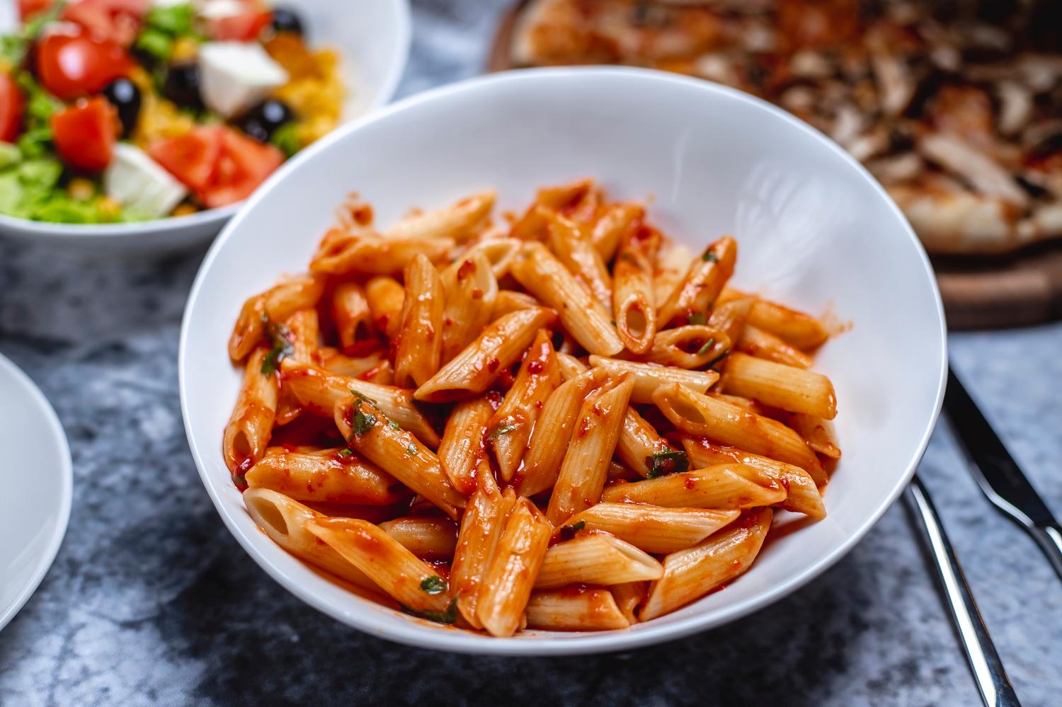 Handmade Egg Penne Pasta alla Bolognese 