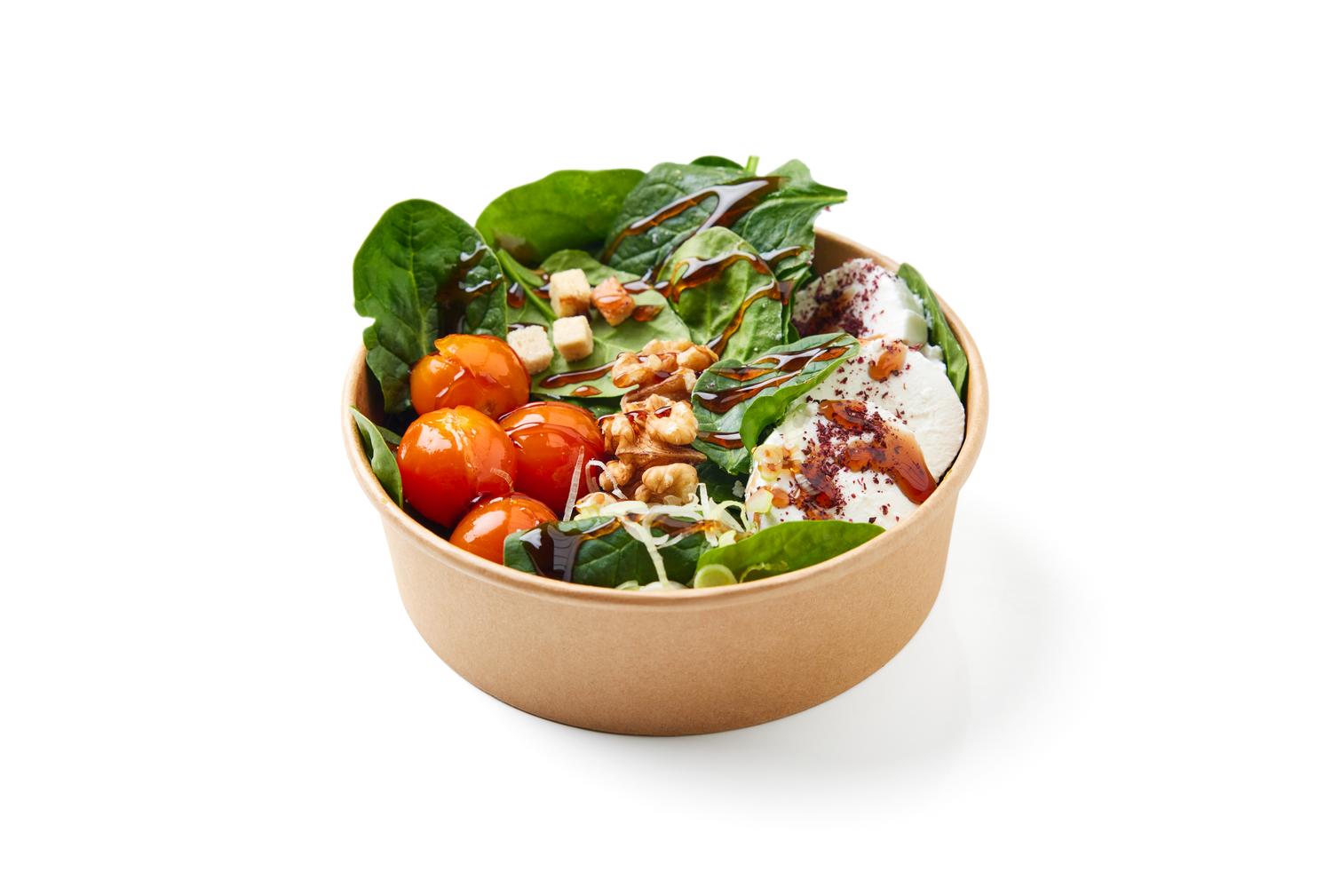 Spinach, Goat Cheese Salad