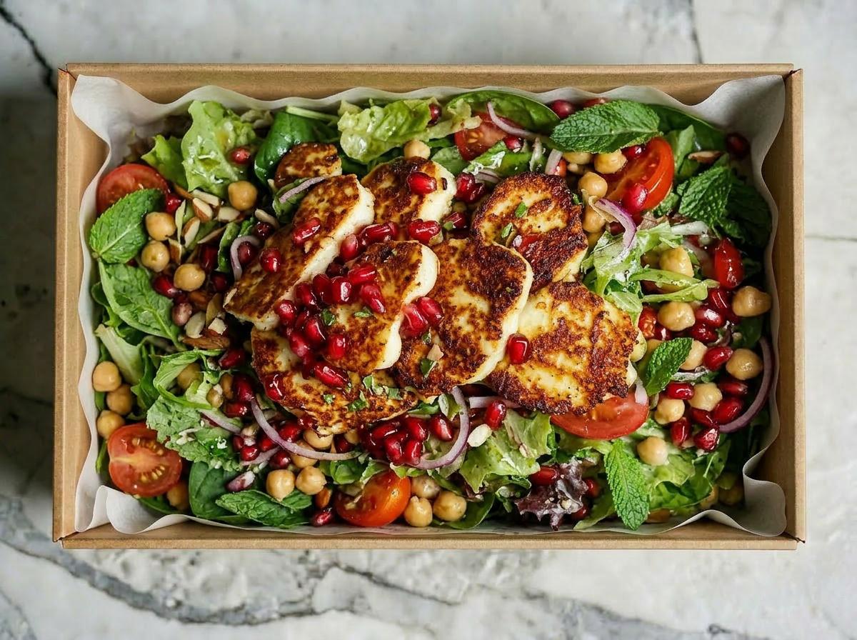 Quinoa & Halloumi Salad Platter (Medium)
