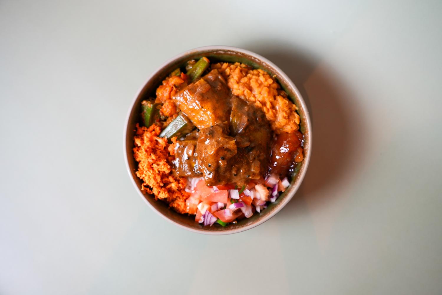 Mango & Rice Curry Bowl