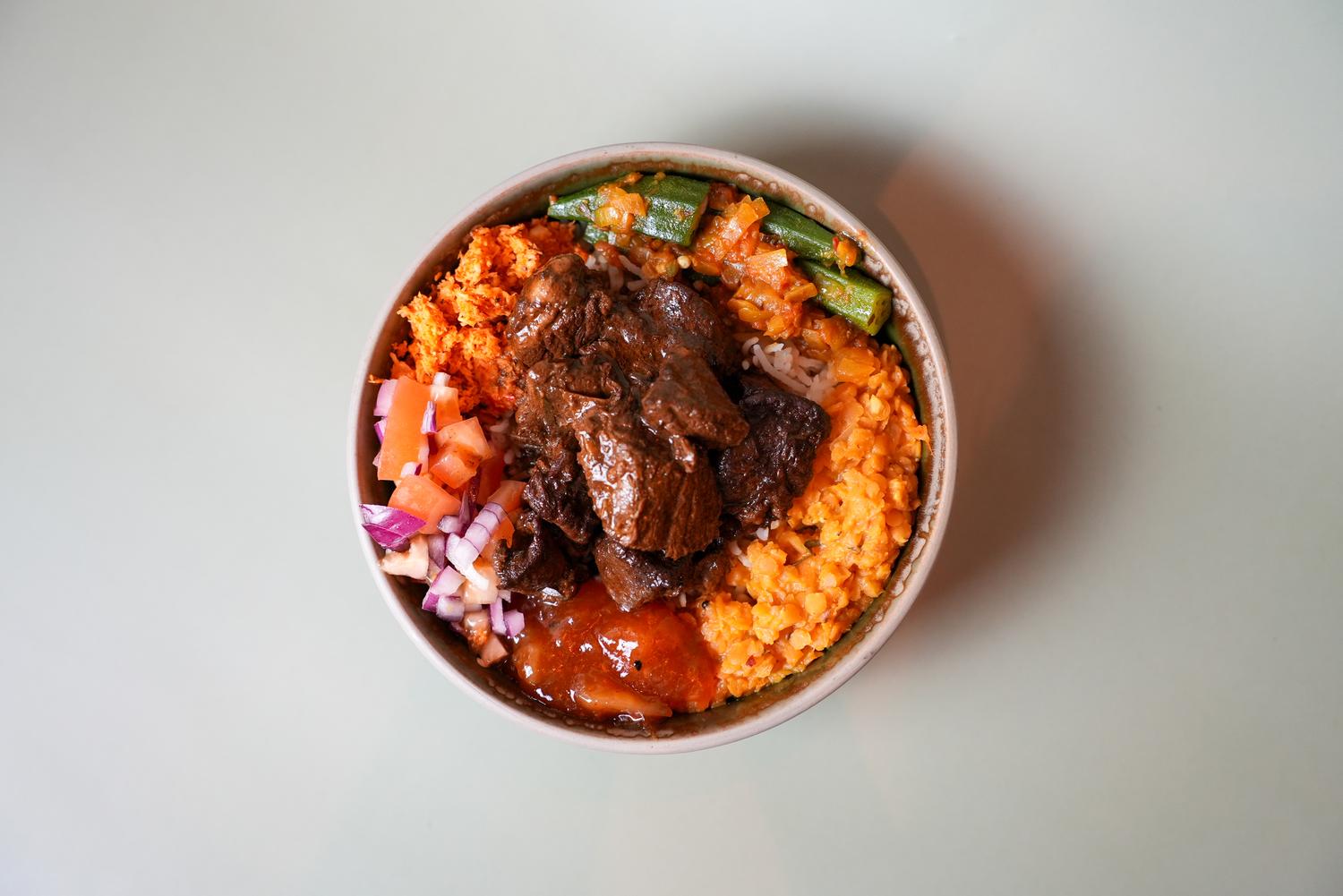 Beef Rice Curry Bowl