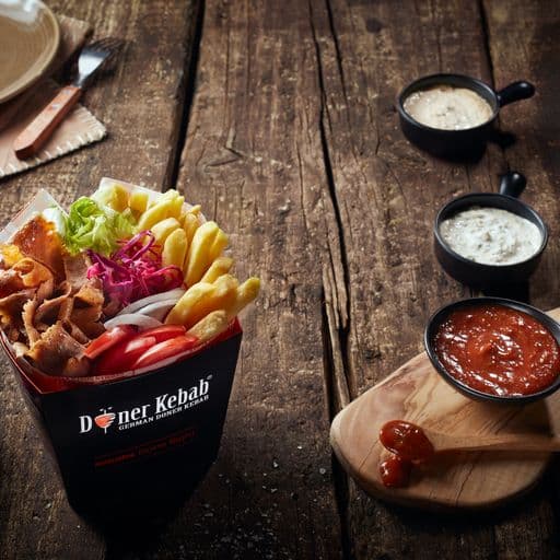 Doner Box Fries & Salad