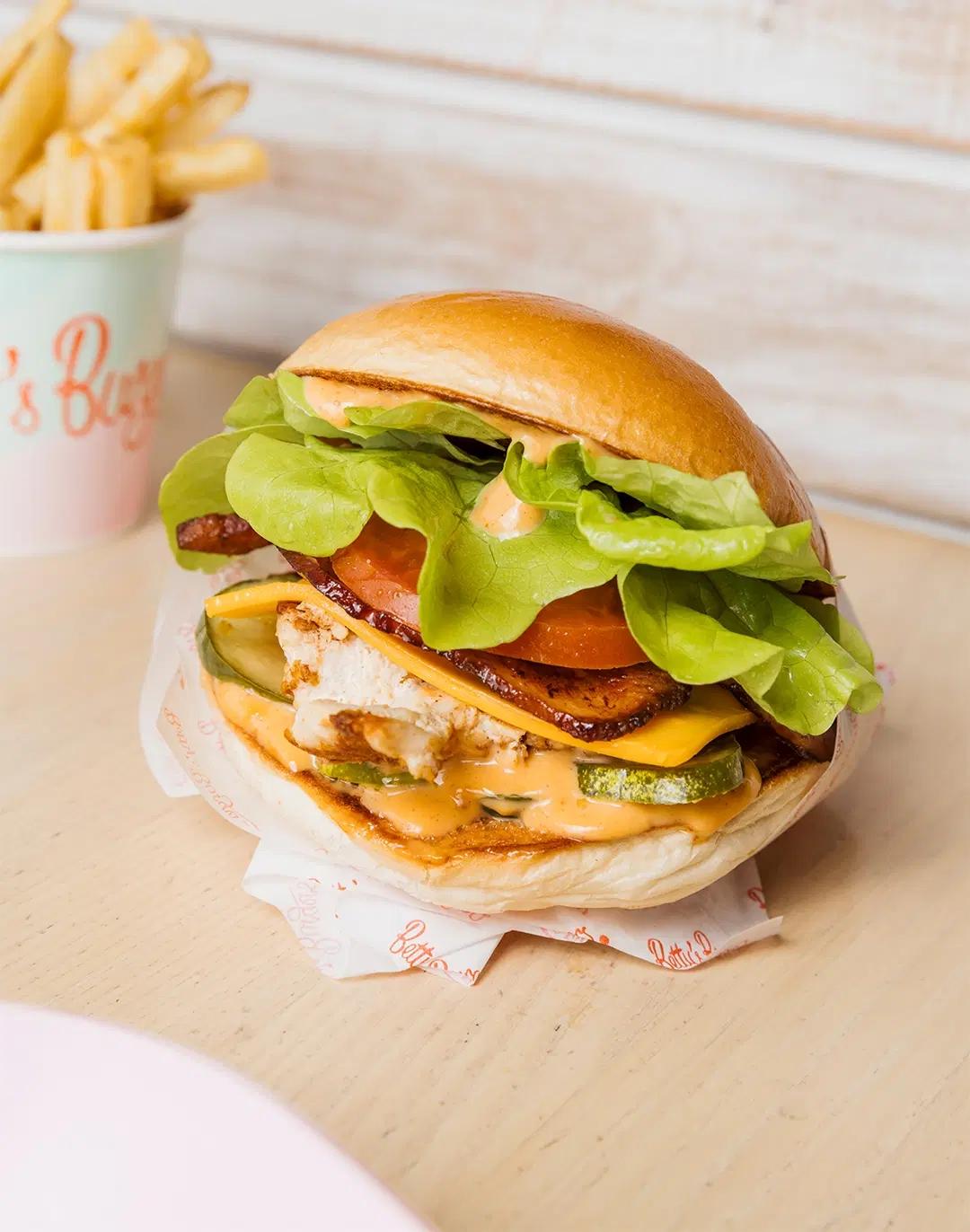 Spicy Grilled Chicken Burger