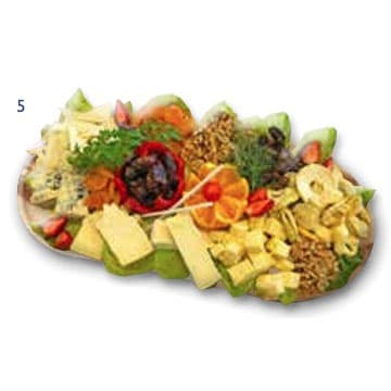 Gourmet Cheeses & Dried Fruit Platter