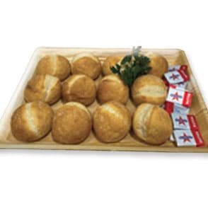 Rustic Dinner Rolls & Butter Portion