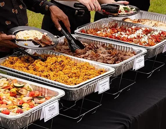 Roast Meats/Buffet Dishes Drop Off (50-79 Guests)
