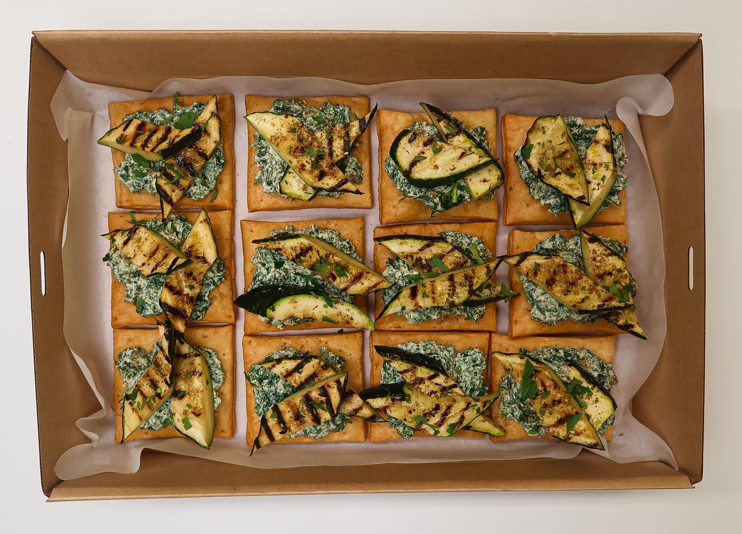 Zucchini Flaky Pastry Tart Box 