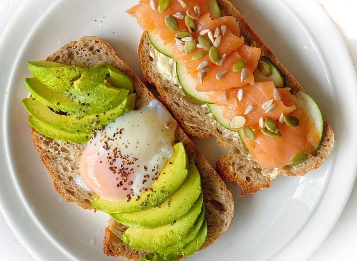 Salmon Avo Sourdough