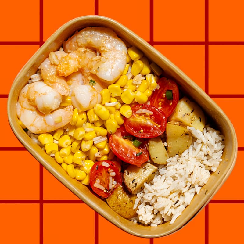 Garlic Prawns Everyday Bowl