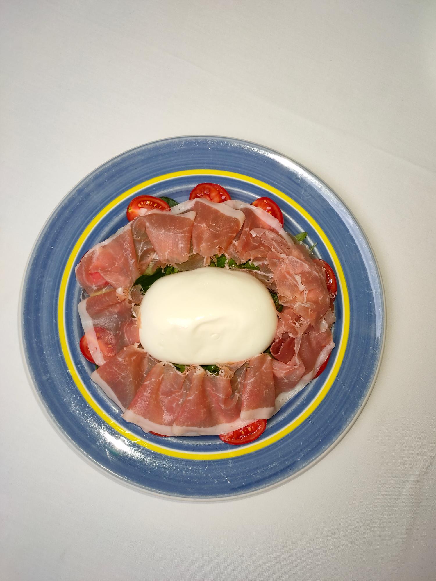 Burrata Tomato Salad with Parma Ham