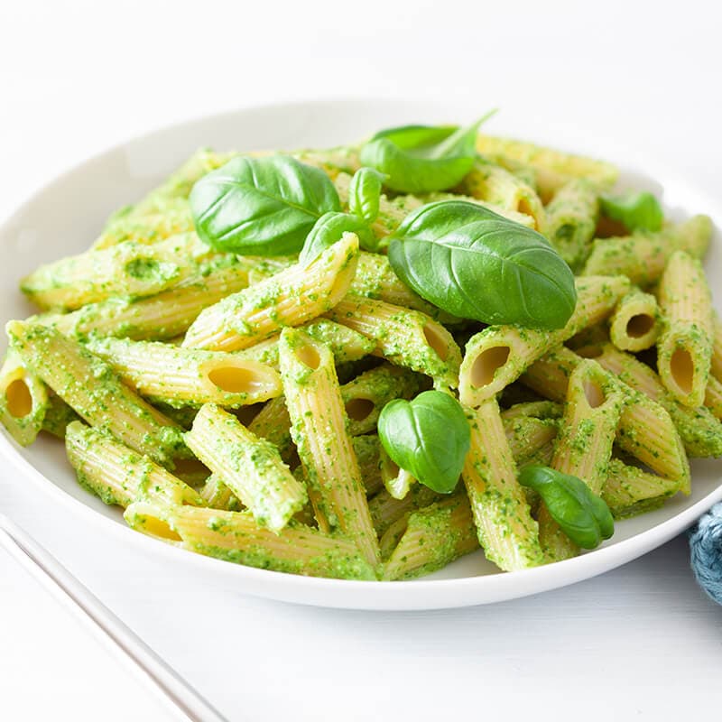 Penne with Pesto Sauce