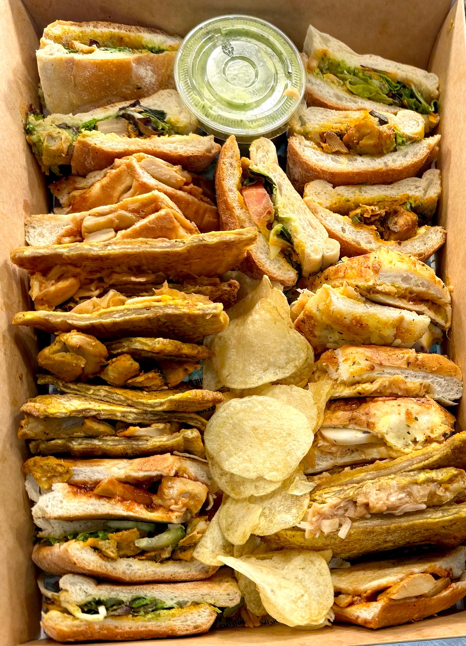Vegan Sandwich platter for 6.