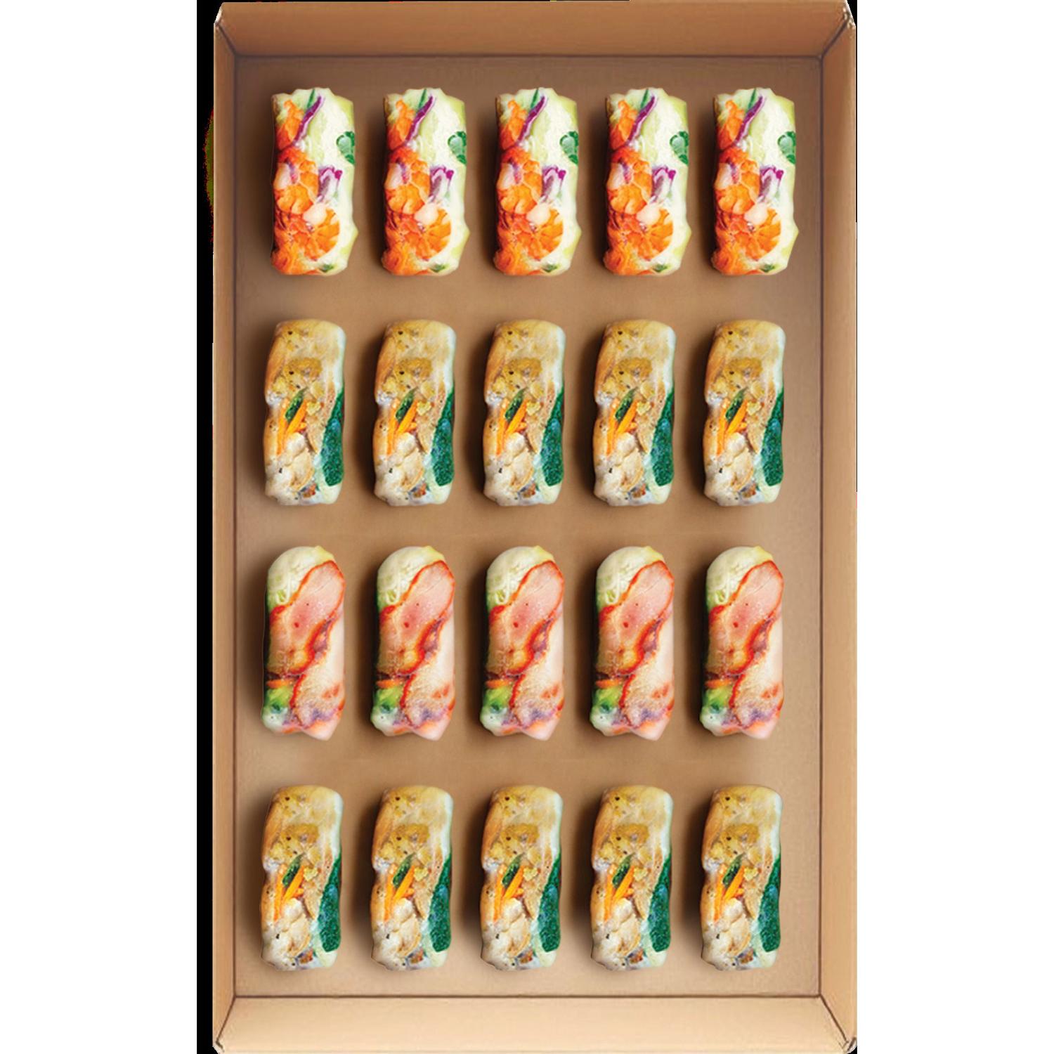 Green Rolls Platter (20 Pieces)