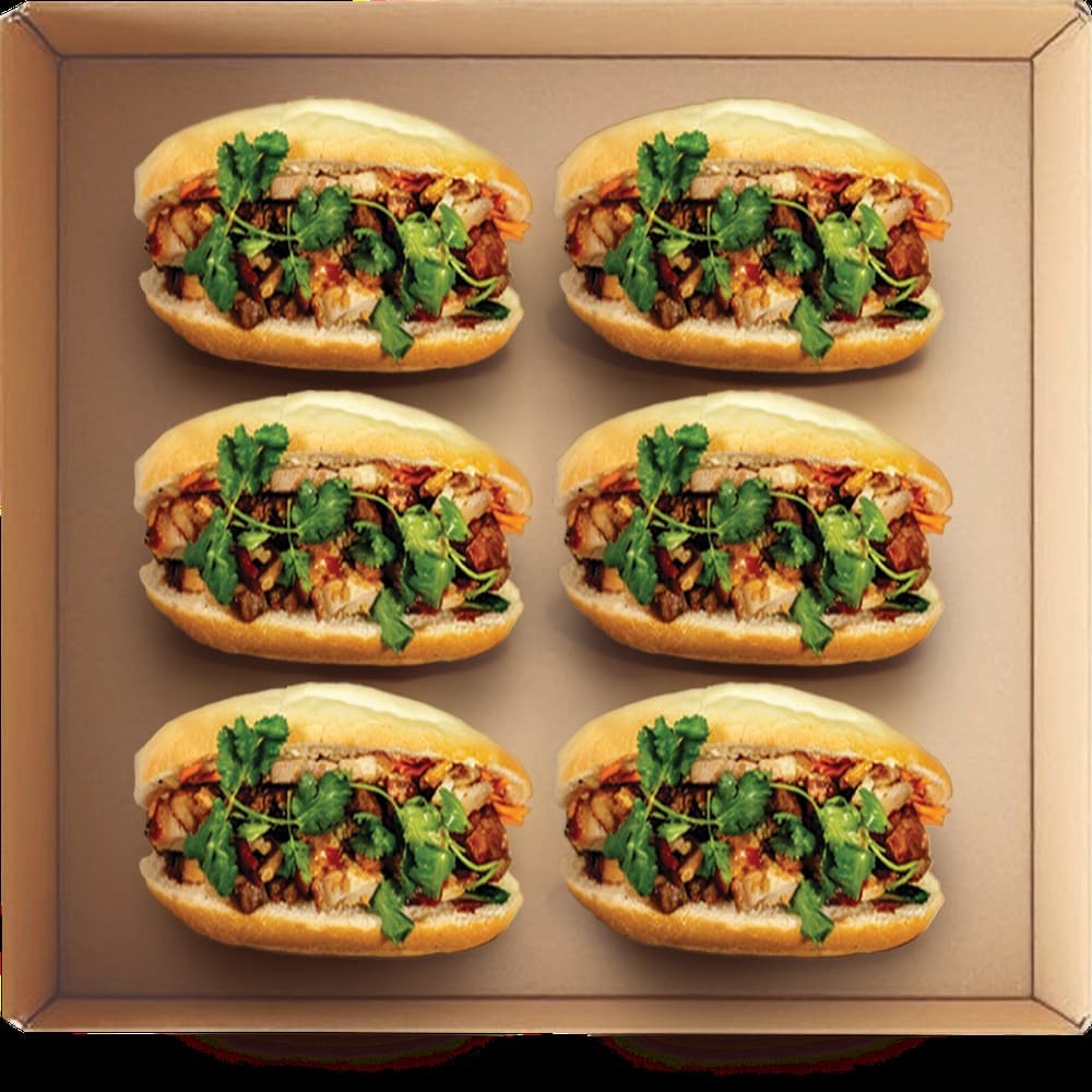 Bami Rolls Box - Cut in Half (6pcs)