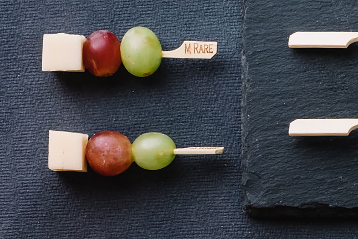 Cheddar & Grape Skewer