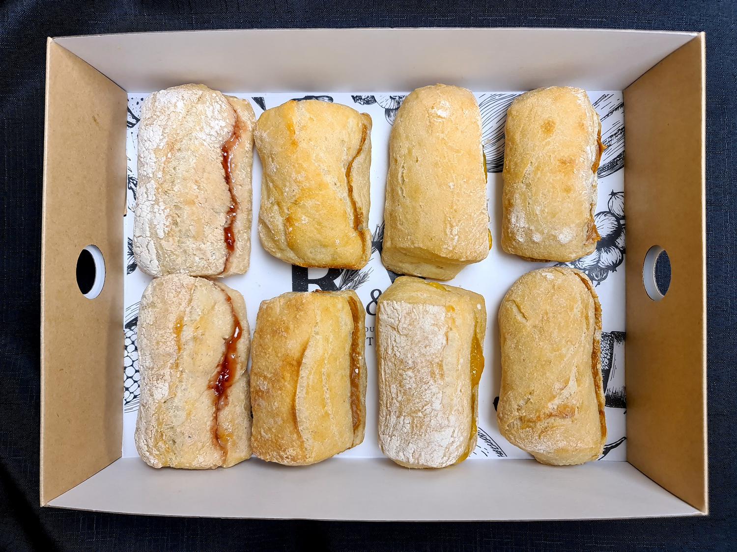 Sweet Mini Breakfast Ciabattas