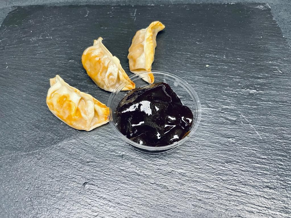 Duck Gyoza with Hoisin Dip
