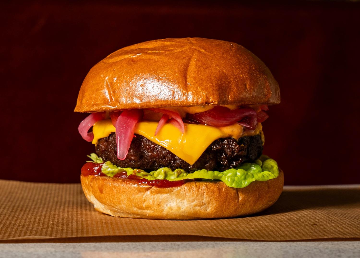 VEGAN ‘Ari Gold’ Cheeseburger 