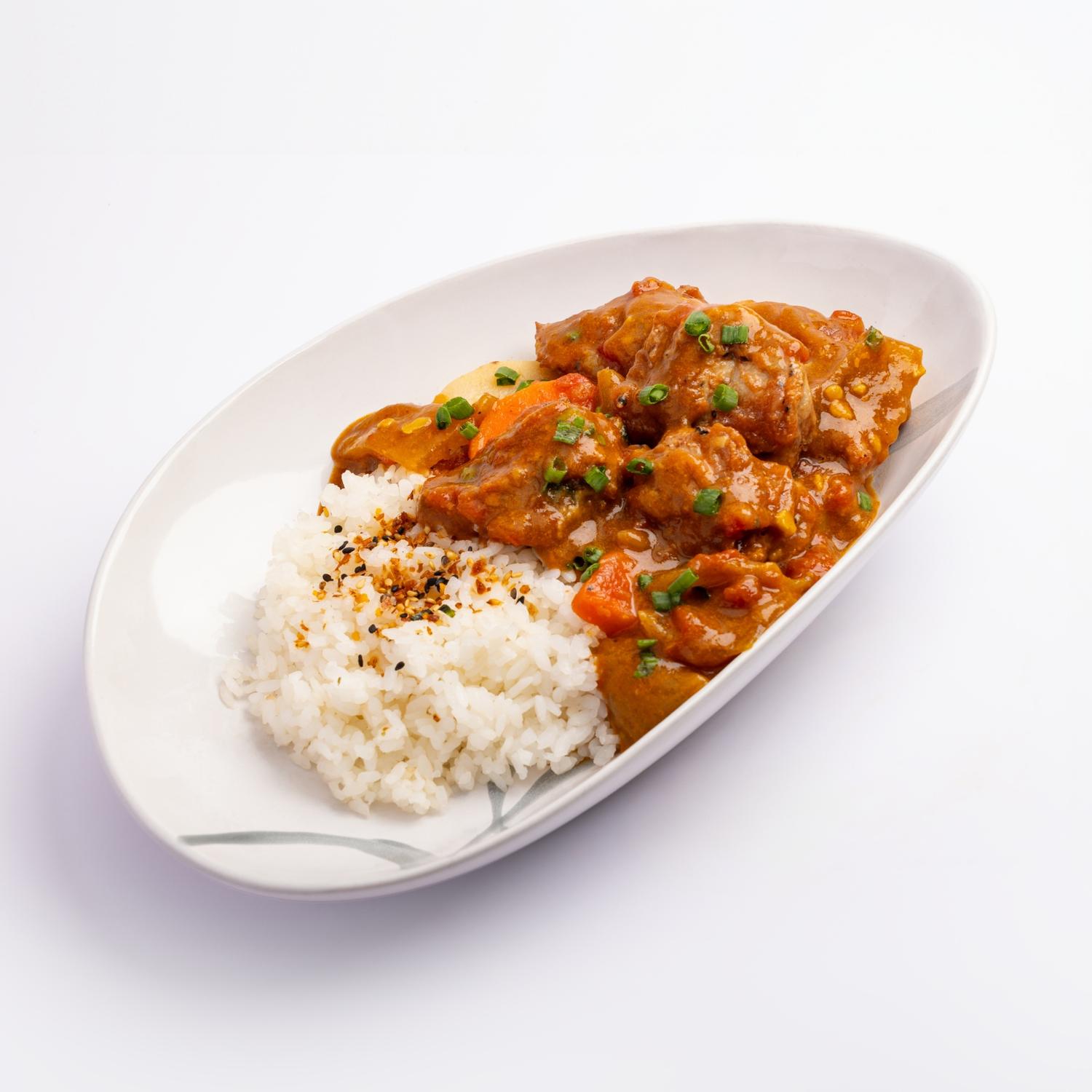 Chicken (Thigh) Curry Rice Bowl