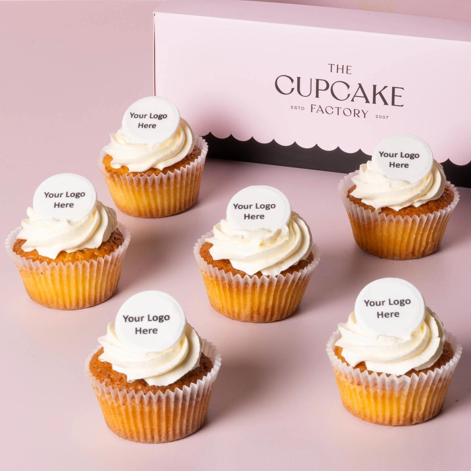 Mini Plaque Branded Cupcake Box