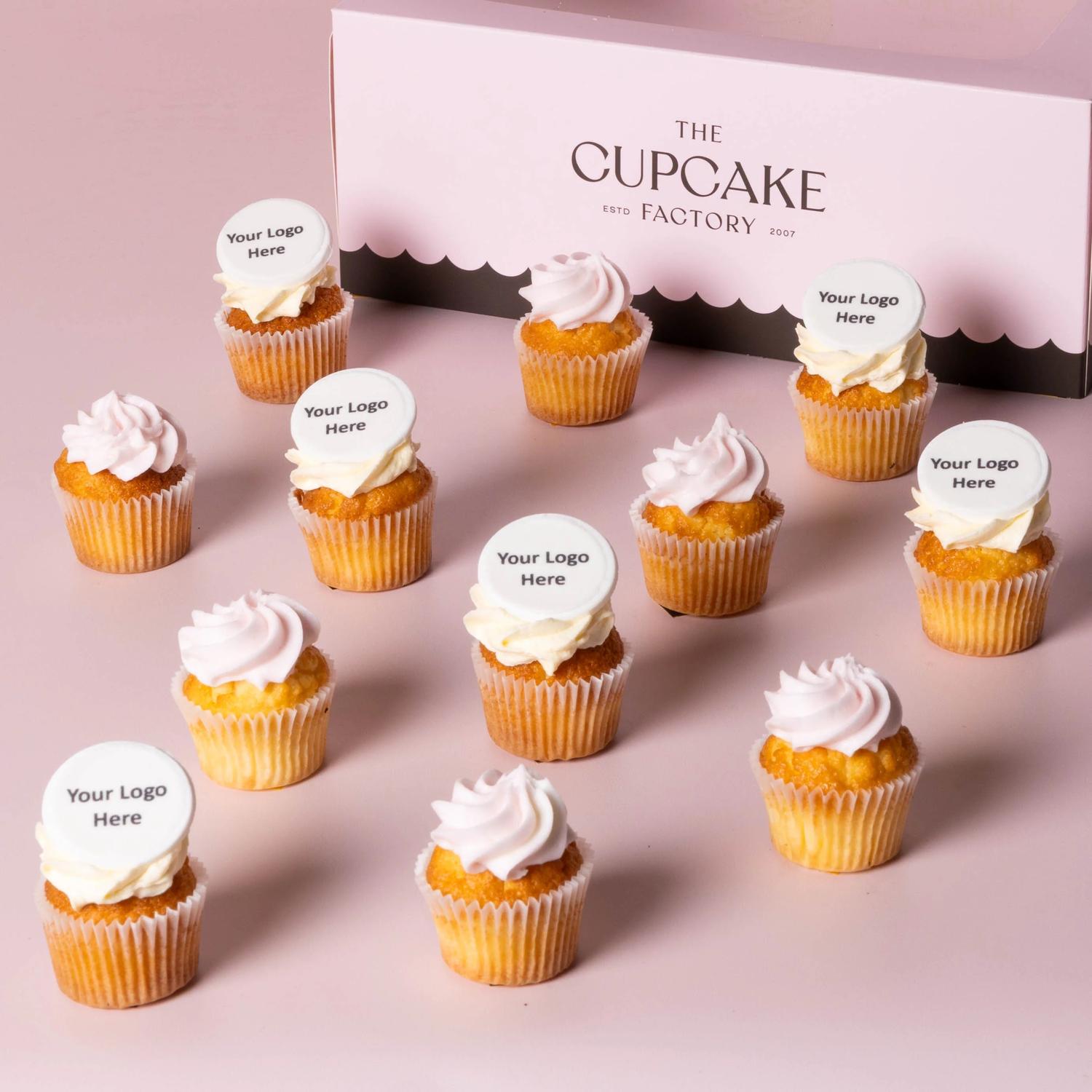 Mini Plaque Half Icing Branded Mini Cupcake Box